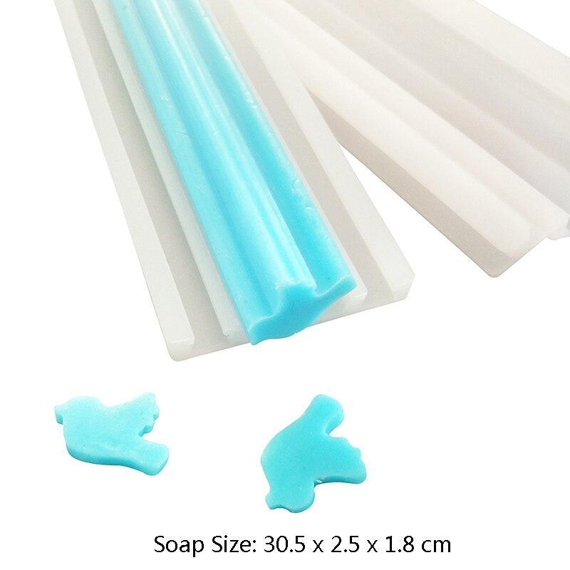 Rohrseifenform aus Silikon, handgefertigte Seifen, Dekorationsform