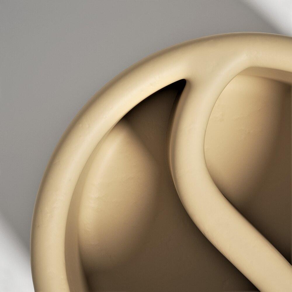 قالب سيليكون لوعاء شمعة خرسانية يين يانغ