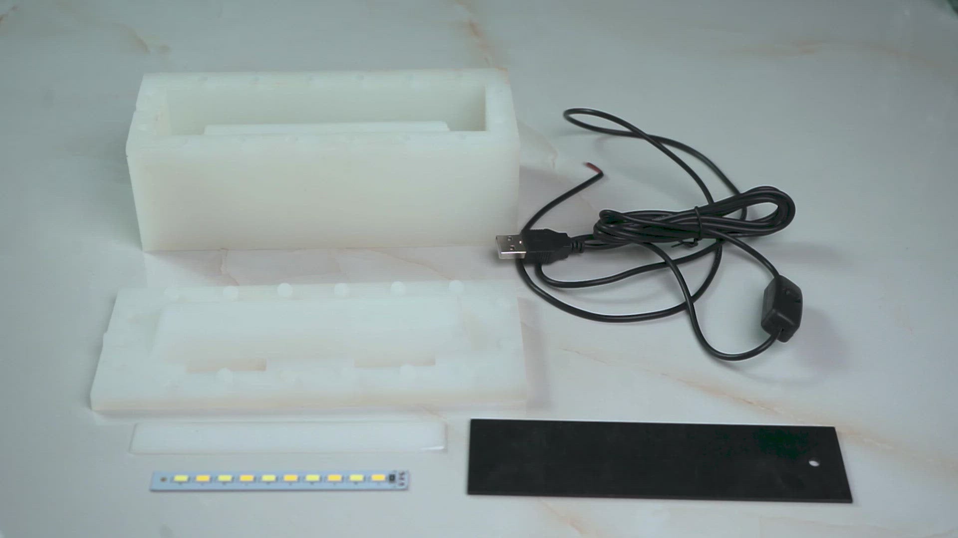 ビデオを読み込み中: ライトコンクリートテーブルランプ用シリコンモールド