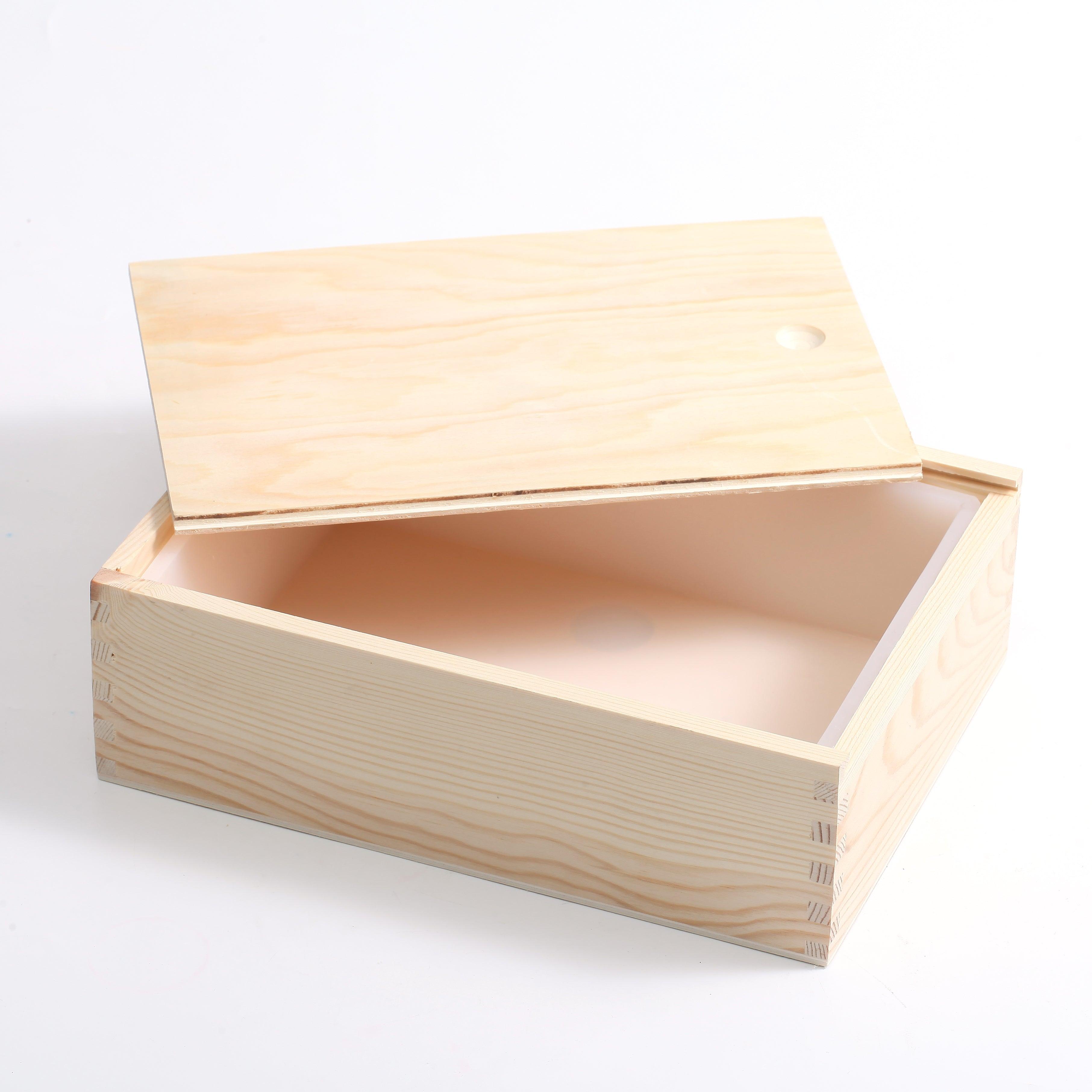 9 Bar Slab Loaf Slicone Soap Mold with Wooden Box - Boowan Nicole