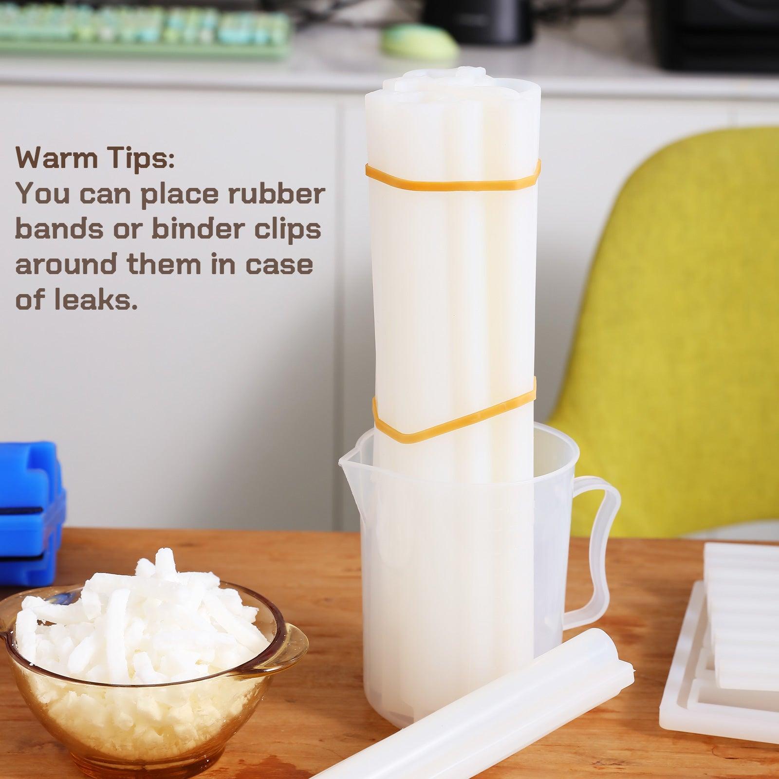 Moule en silicone d'insertion de colonne de tube de savon