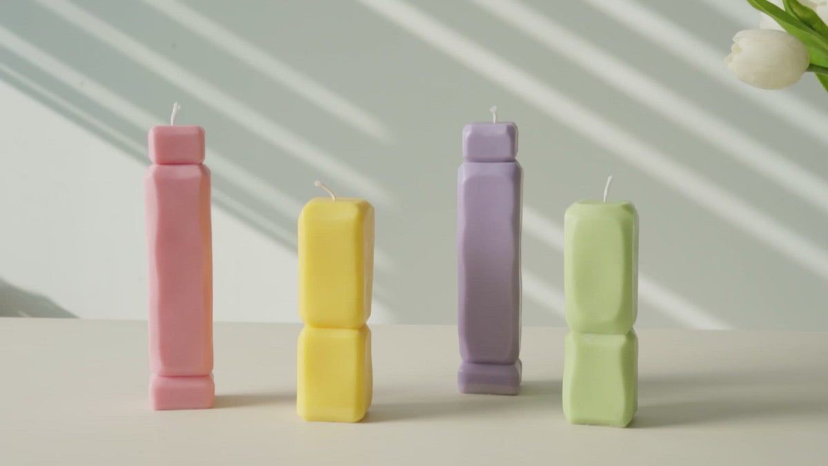 Load video: Stonehenge Shaped Candle Silicone Molds