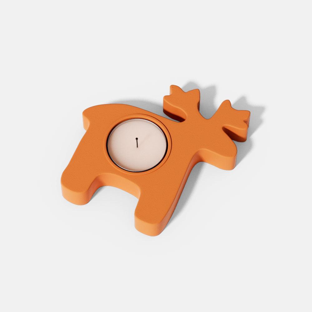 Christmas Elk Tealight Candle Holder Silicone Mold