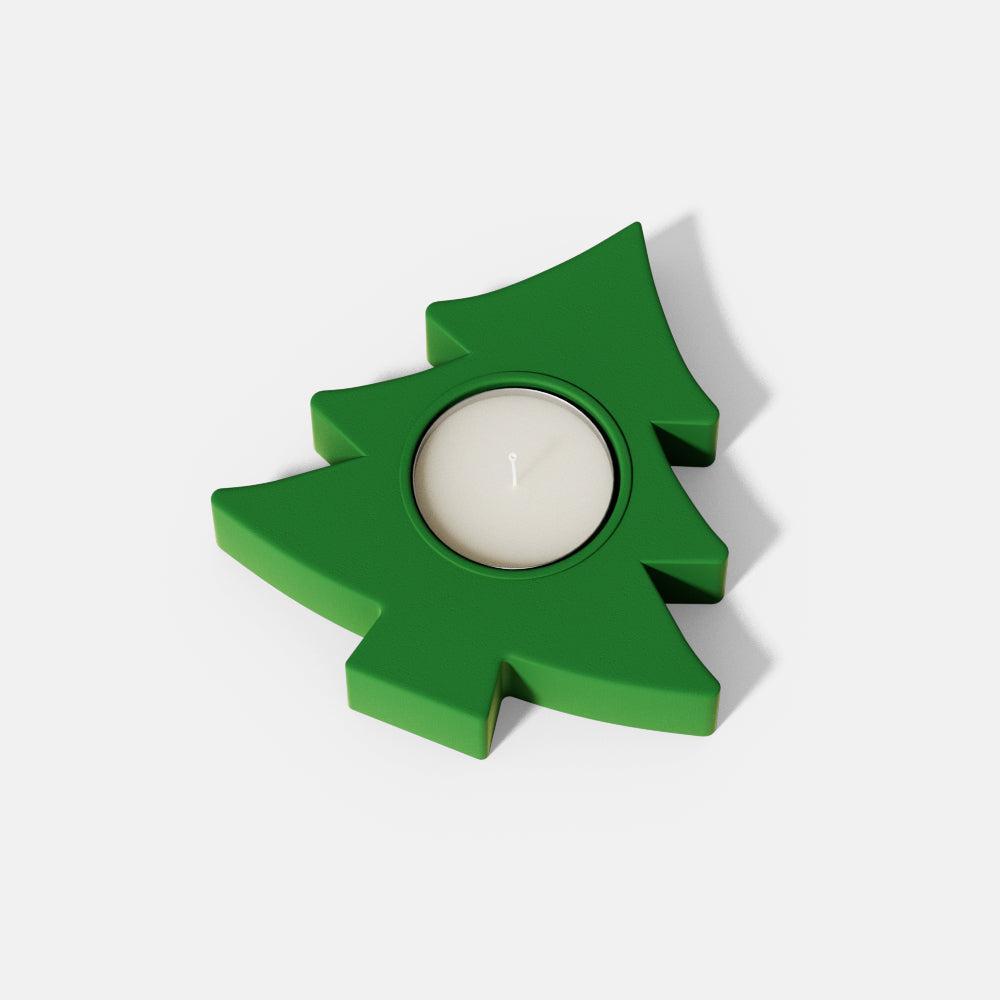 Christmas Tree Tealight Candle Holder Silicone Mold